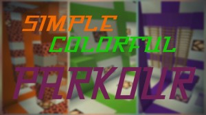 Baixar Simple Colorful Parkour para Minecraft 1.15.2