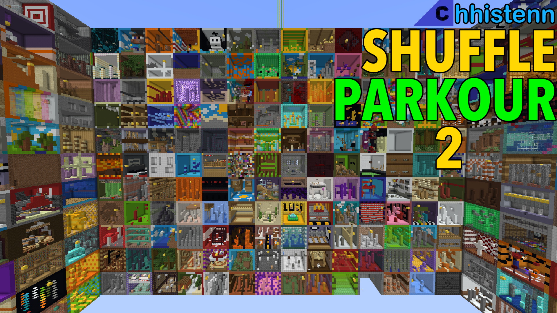 Baixar Shuffle Parkour 2 1.2 para Minecraft 1.19.2