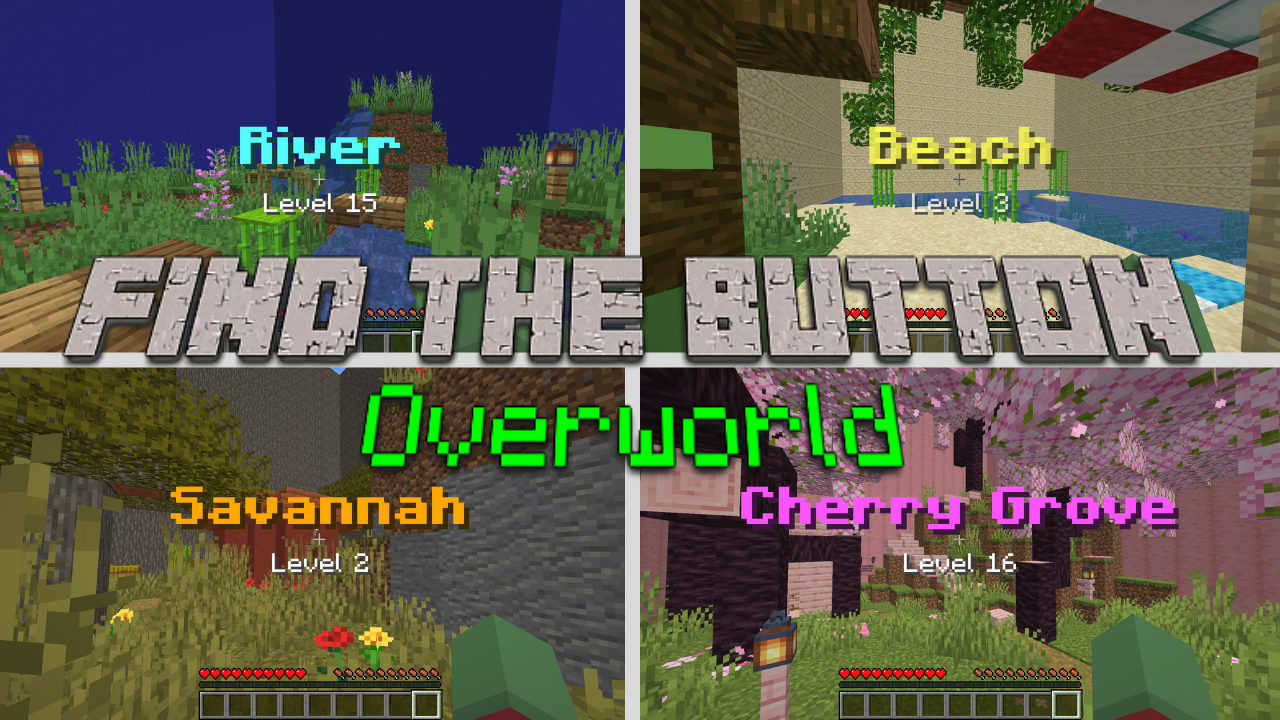 Baixar Find the Button: Overworld 1.0 para Minecraft 1.20