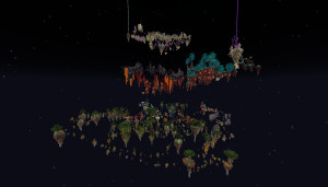 Baixar Floating Islands Parkour 1.0 para Minecraft 1.19.4