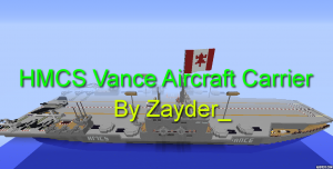 Baixar HMCS Vance Aircraft Carrier para Minecraft 1.12.2