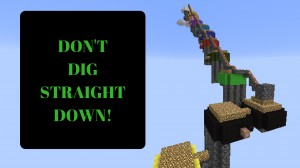 Baixar Don't Dig Straight Down! para Minecraft 1.10.2