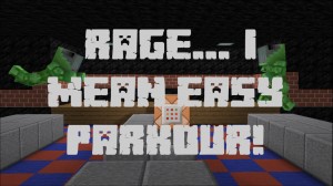 Baixar RAGE, I mean easy parkour para Minecraft 1.9.3