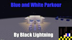 Baixar Blue and White Parkour para Minecraft 1.8