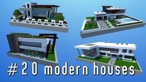 Baixar 20 Modern Houses Pack para Minecraft 1.7.10