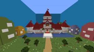 Baixar Super Mario Peach's Castle para Minecraft 1.14.3