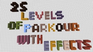 Baixar 25 Levels of Parkour With Effects para Minecraft 1.16.3