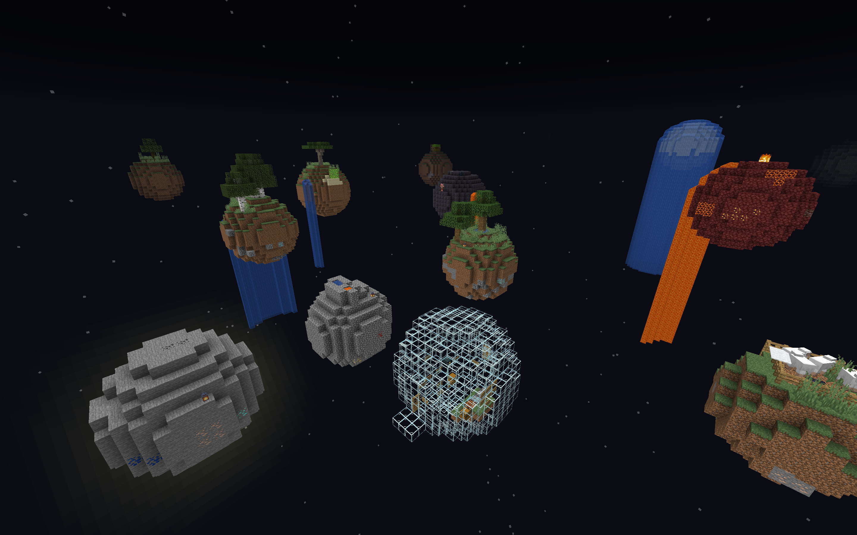 Baixar Floating Planets Survival para Minecraft 1.16.4