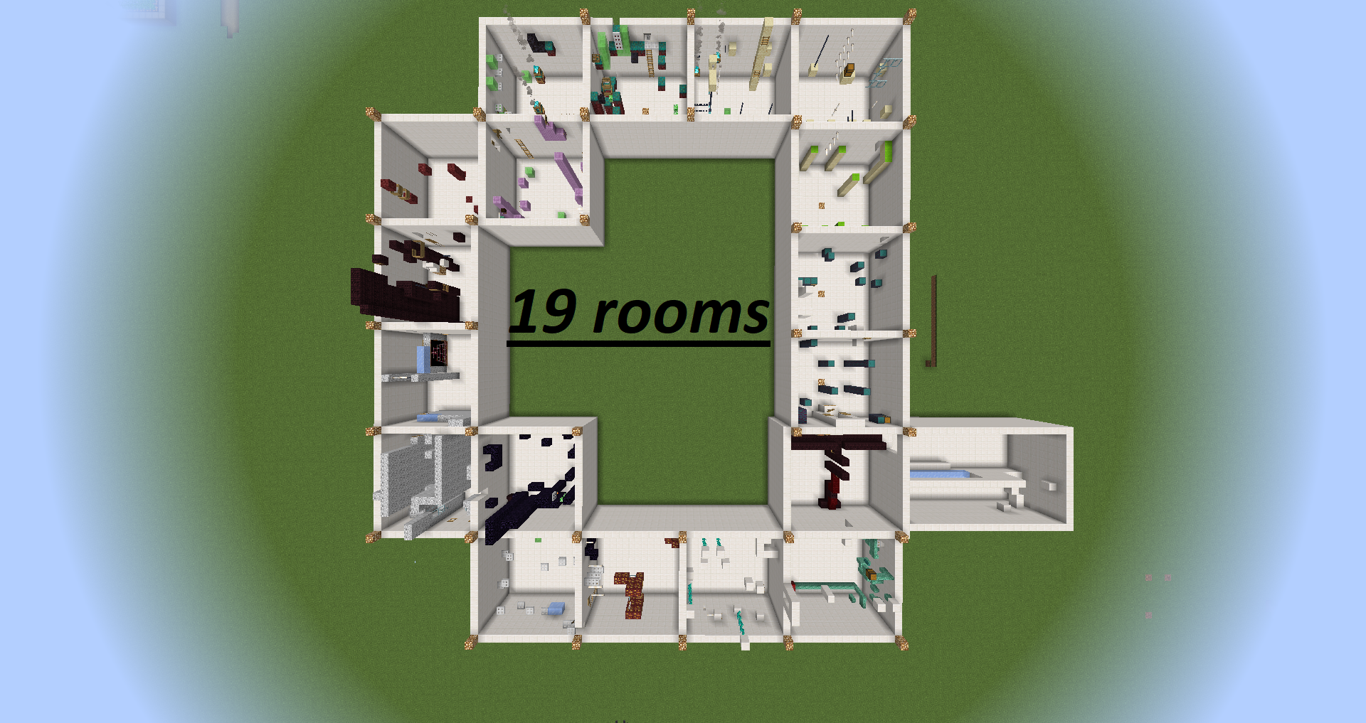 Baixar 19 Rooms para Minecraft 1.16.5