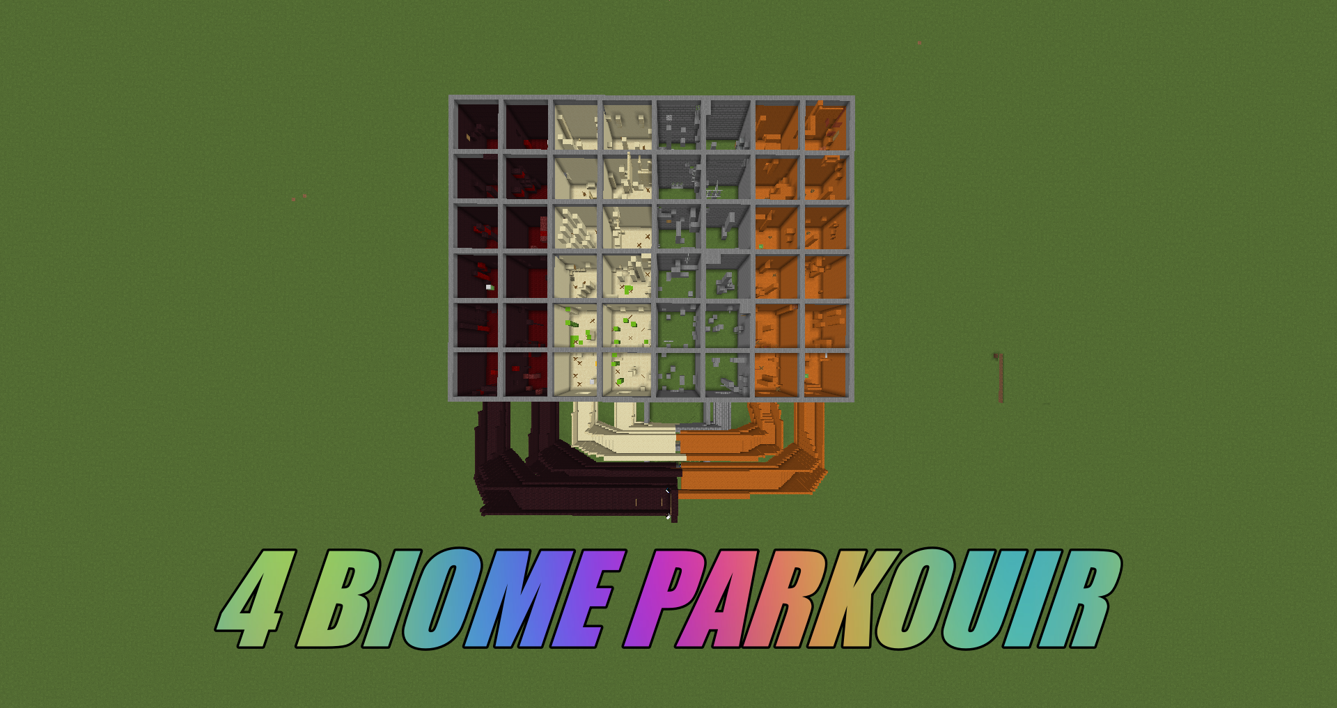 Baixar 4 Biome Parkour para Minecraft 1.16.5