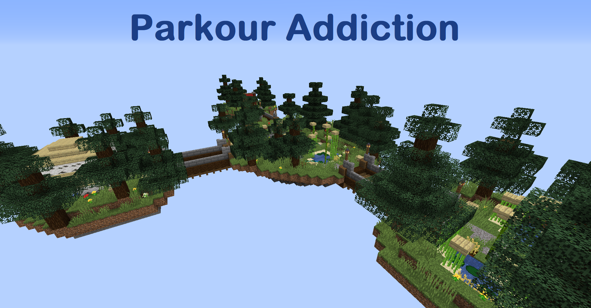 Baixar Parkour Addiction para Minecraft 1.16.5