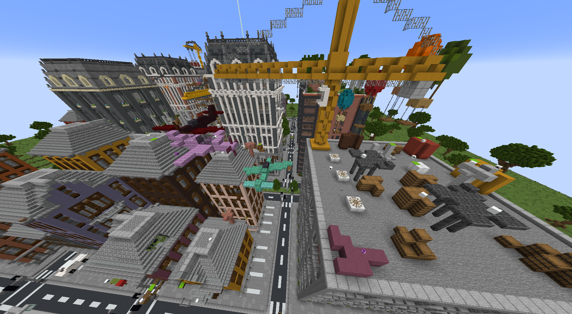 Baixar Parkour City para Minecraft 1.17