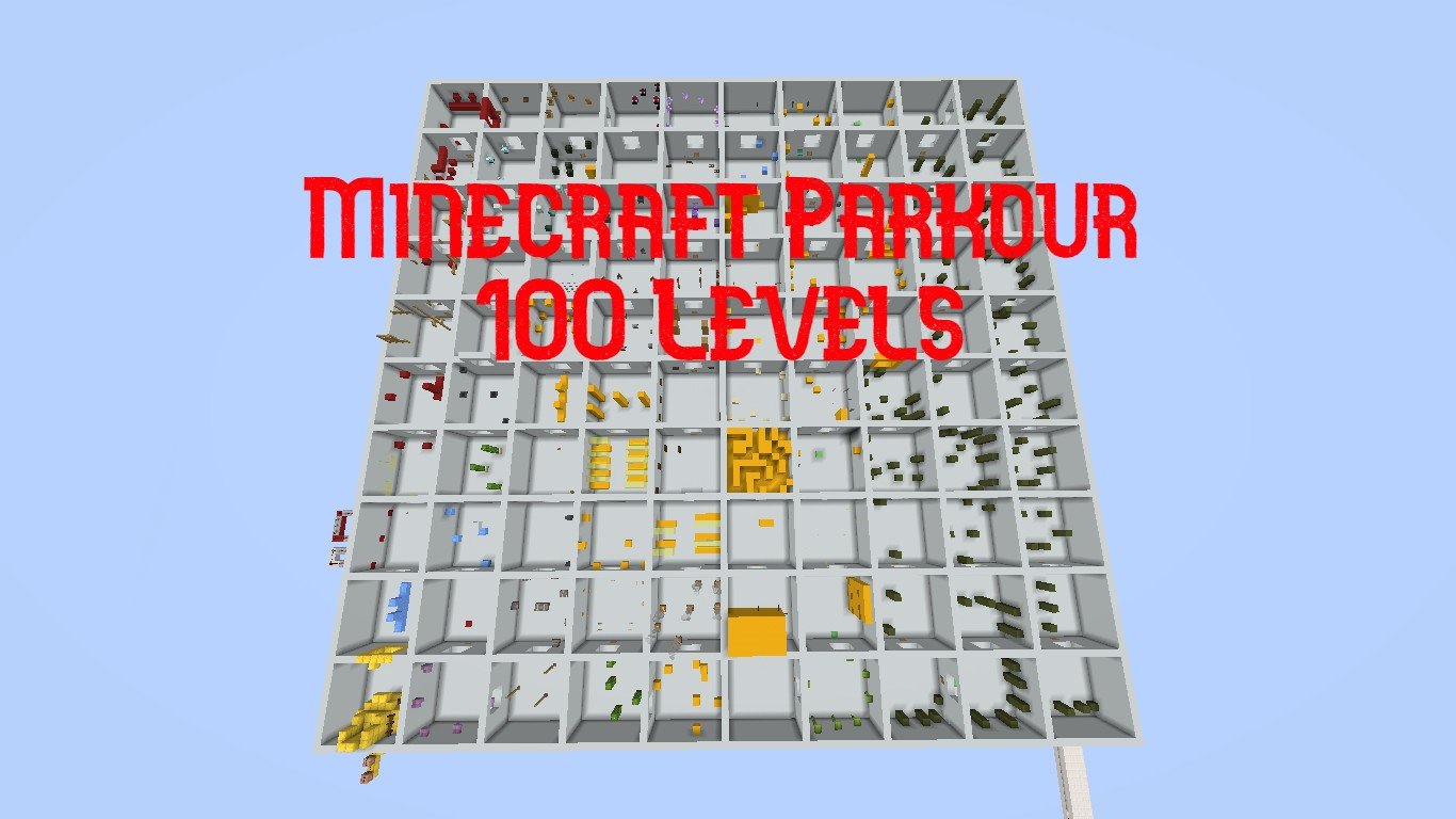 Baixar MINECRAFT PARKOUR: 100 LEVELS! para Minecraft 1.17.1
