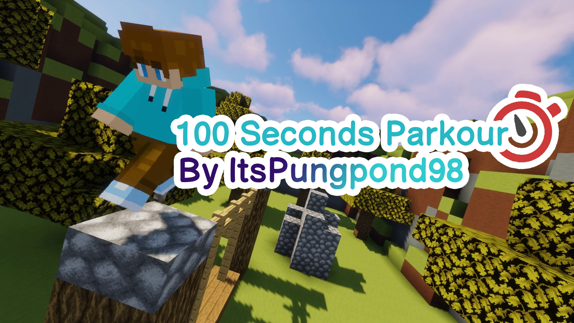 Baixar 100 Seconds Parkour 1.0 para Minecraft 1.19.2