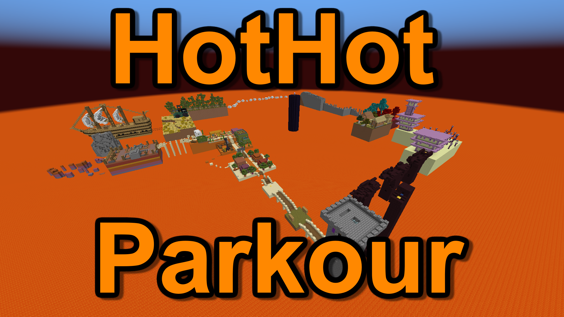 Baixar HotHot Parkour 1.0 para Minecraft 1.19.2