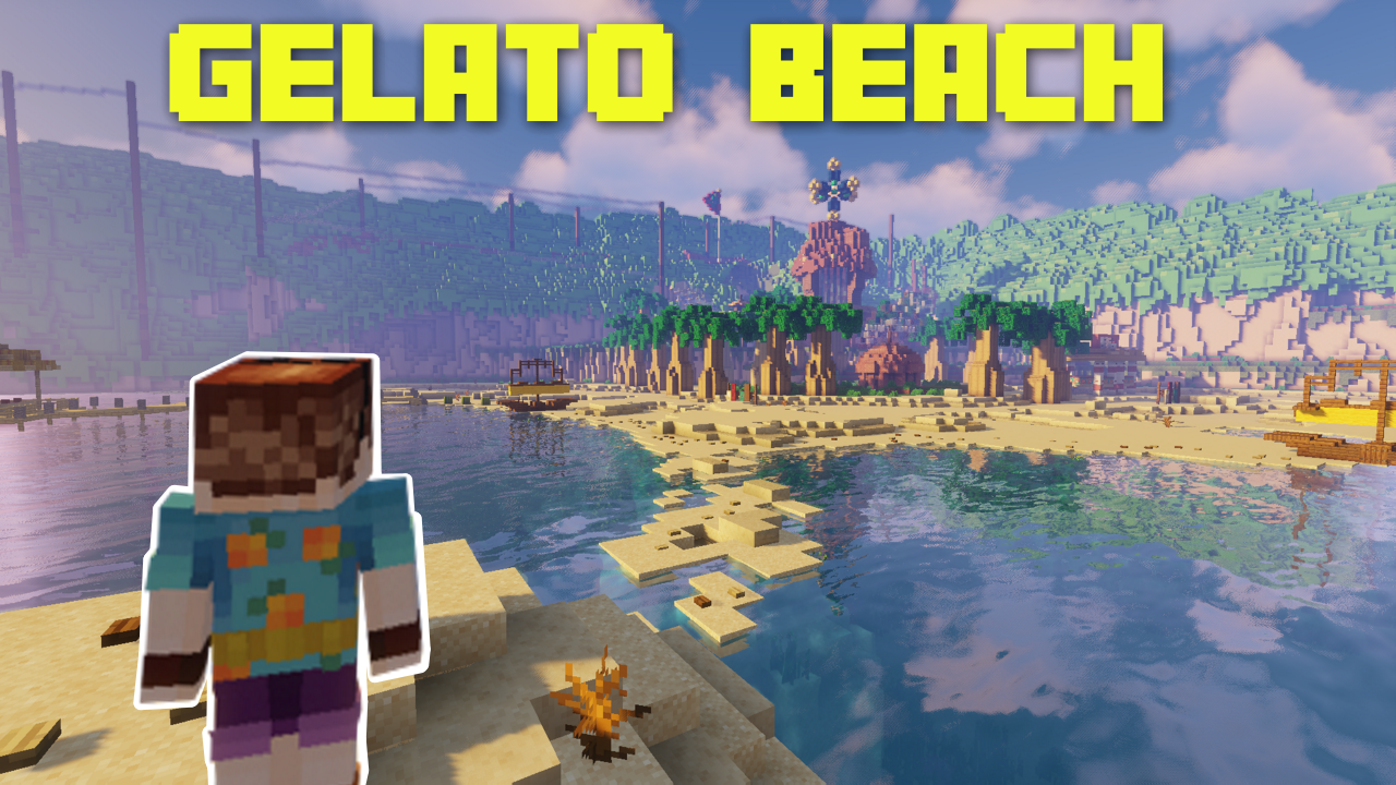 Baixar Gelato Beach! (Super Mario Sunshine) 1.0 para Minecraft 1.19