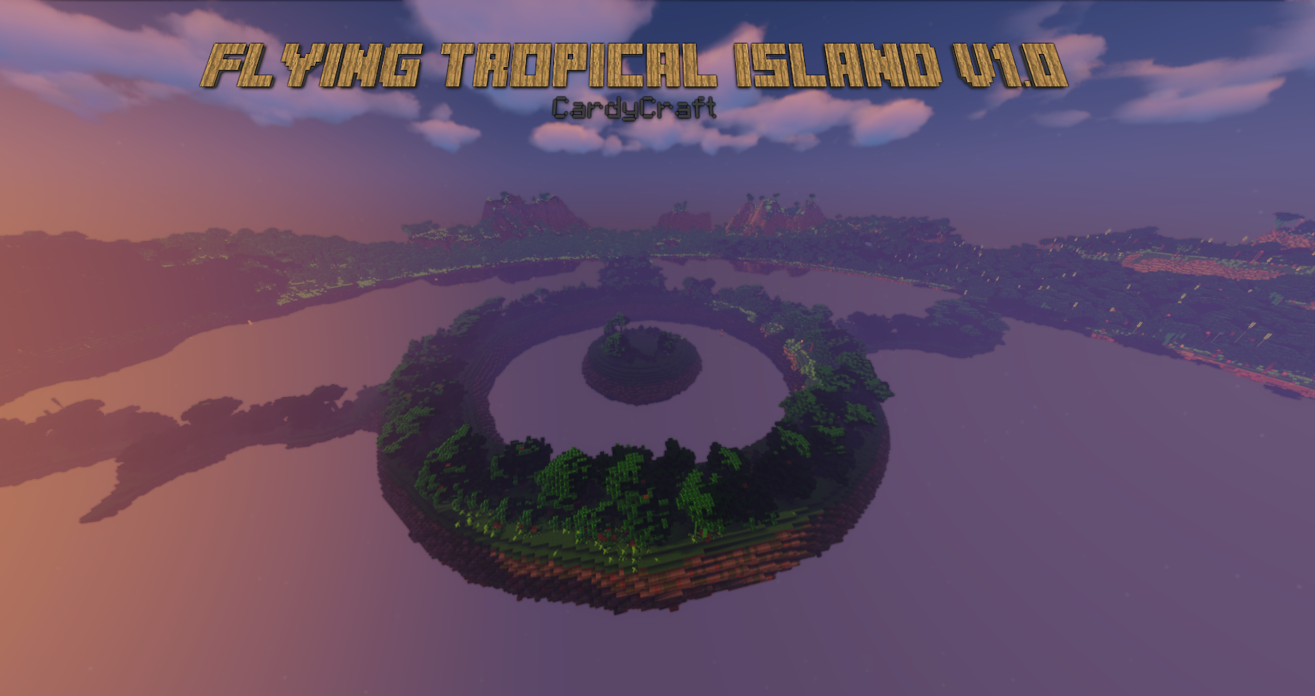 Baixar Flying Tropical Island 1.0 para Minecraft 1.19