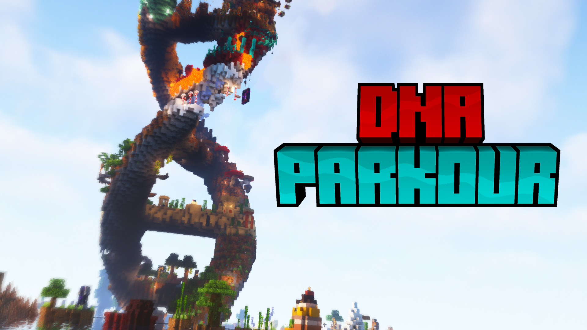 Baixar DNA Parkour 1.0 para Minecraft 1.19