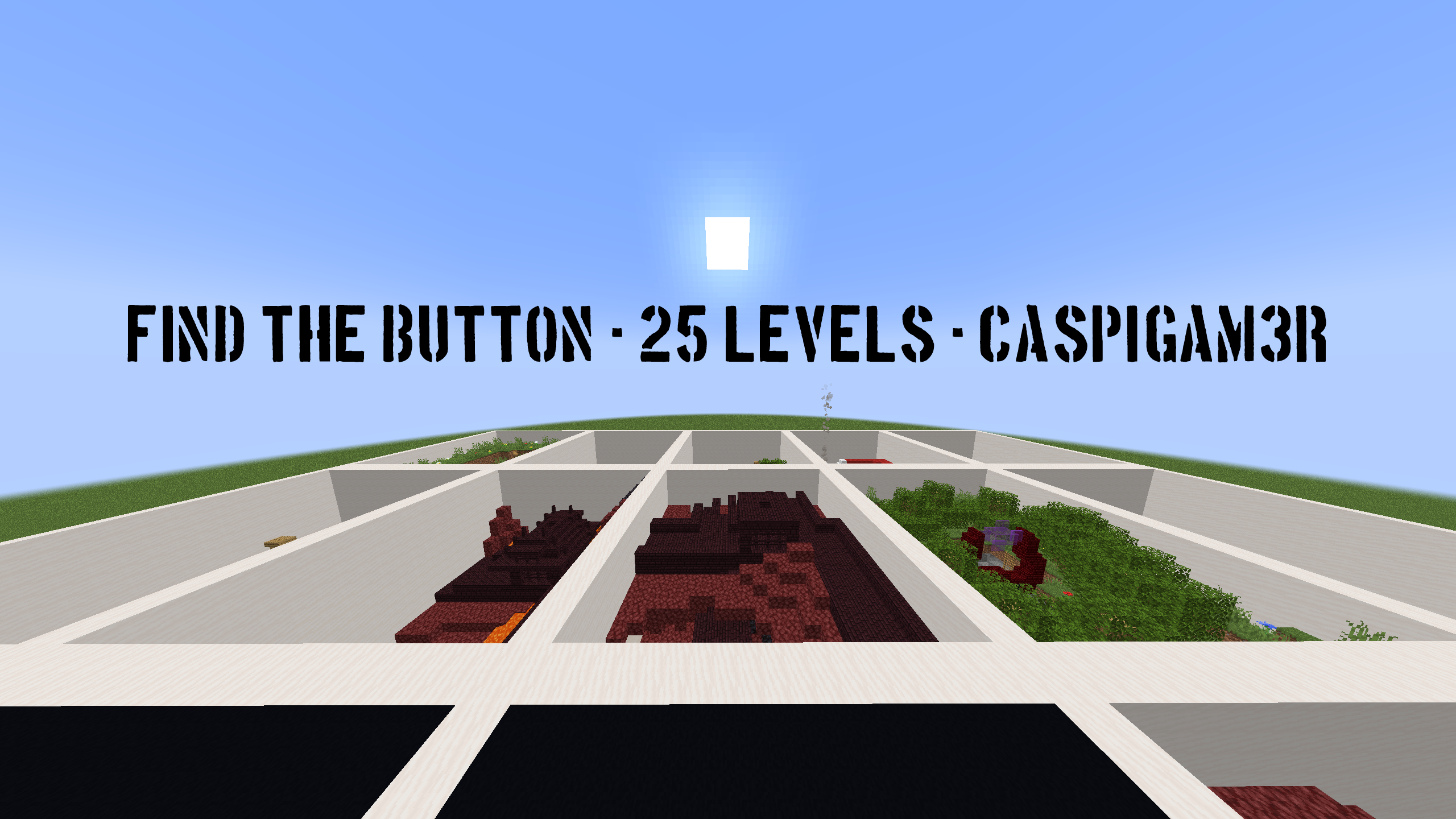 Baixar Find The Button - 25 Levels 1.0 para Minecraft 1.19