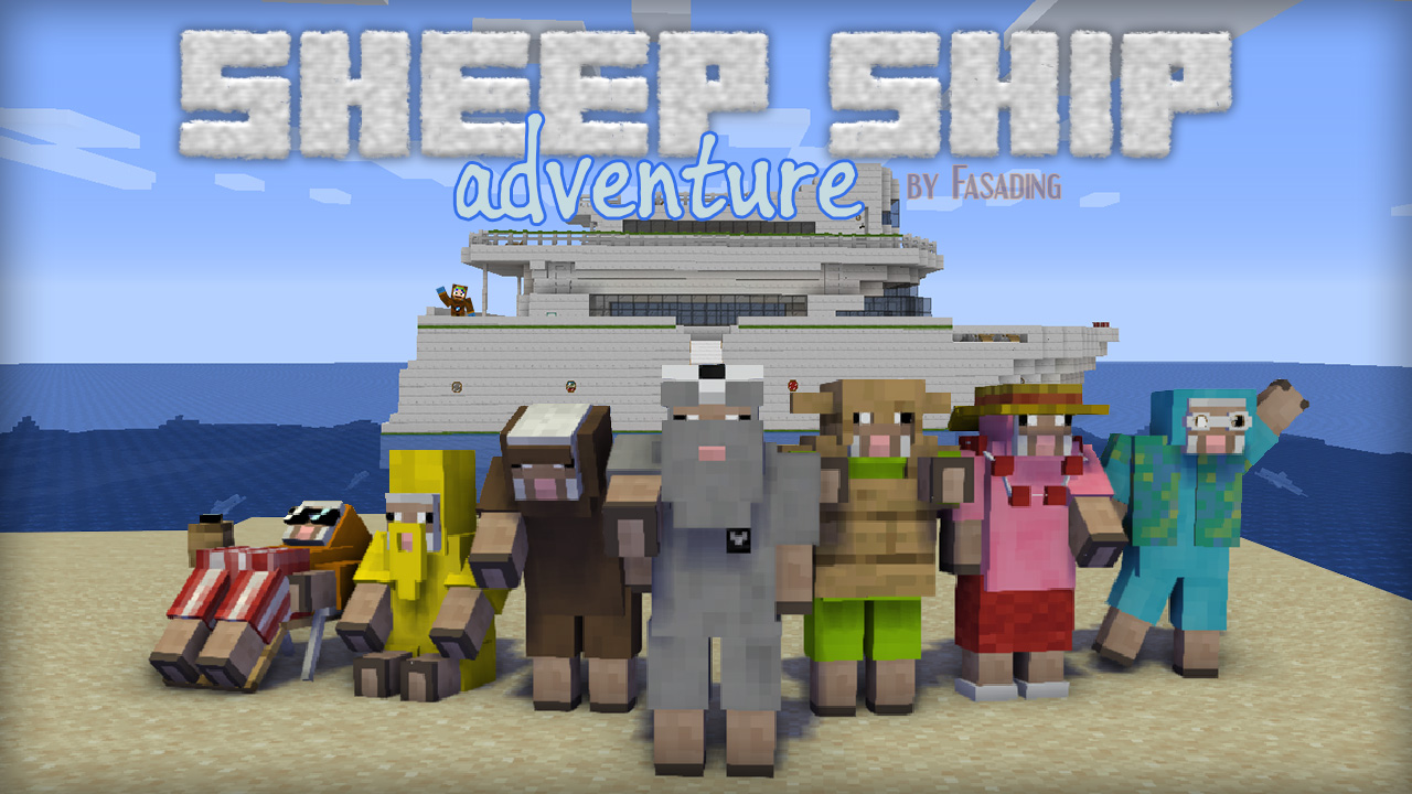 Baixar Sheep Ship Adventure 1.1.5 para Minecraft 1.19.3