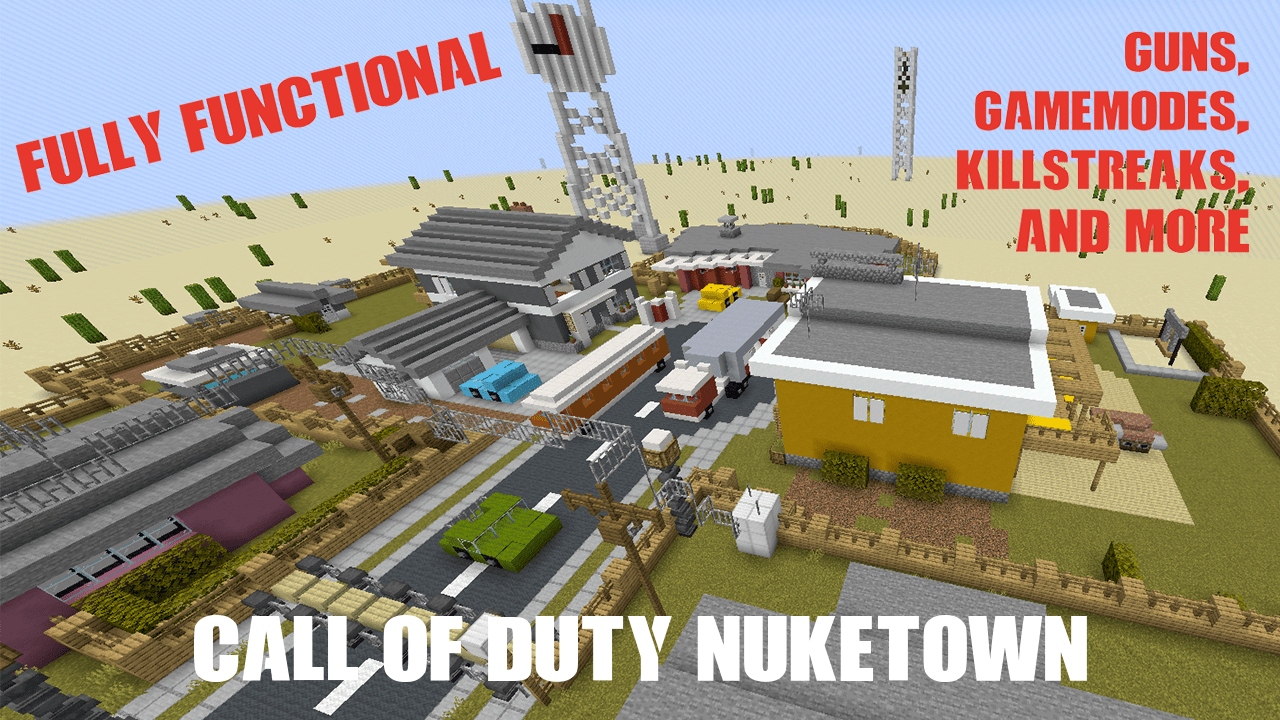 Baixar Call of Duty Nuketown 1.1 para Minecraft 1.18.1