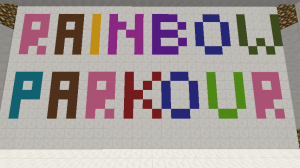 Baixar Easiest Rainbow Parkour para Minecraft 1.12.2