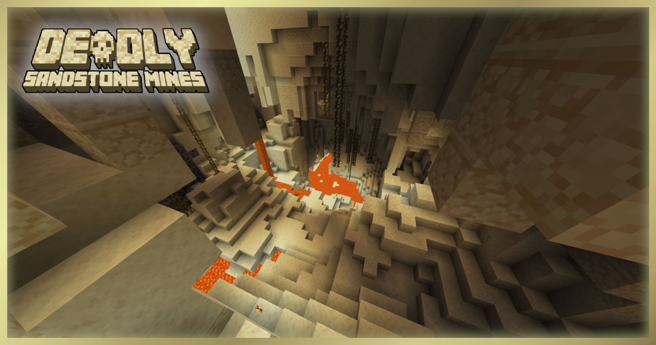 Baixar Deadly Sandstone Mines 1.0 para Minecraft 1.20.1