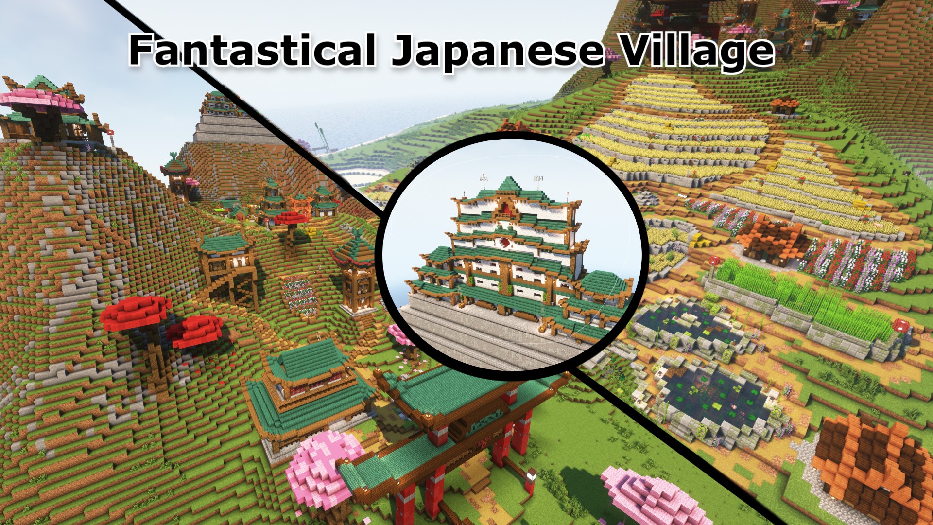 Baixar Mystical Wonders of a Japanese Village 1.0 para Minecraft 1.19