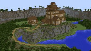 Baixar Cliffside Wooden Mansion para Minecraft 1.12