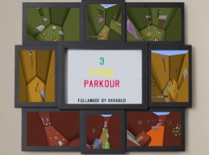Baixar 3 Stage Parkour para Minecraft 1.11.2
