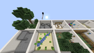 Baixar Parkour Through Squares para Minecraft 1.21.5