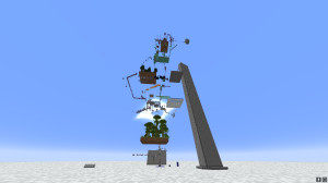 Baixar Getting Over It Styled Parkour Map para Minecraft 1.21.4